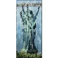 Serge Mendjisky, Statue de la Liberté (Statue of Liberty), Photograph collage on canvas