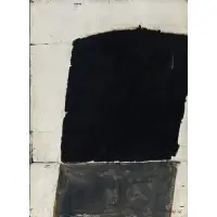 Armando Morales, Untitled (Black + White), 1964, Oil on canvas