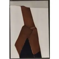 A. Eysackers, Untitled (Brown, Black, and White Abstract), 1964, Mixed media collage