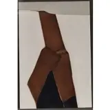 A. Eysackers, Untitled (Brown, Black, and White Abstract), 1964, Mixed media collage