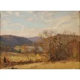 Robert H. Nisbet, Leonard Pond, Oil on board