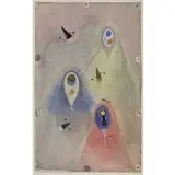 George Franklin, Untitled (Geometric Abstract), Gouache on paper