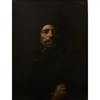 Rembrandt, (1609-1669), Oil on canvas laid to masonite