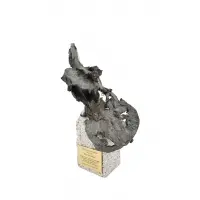 Dmitry Gerrman, The Crying Violin, Bronze on stone base