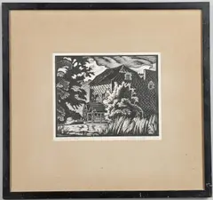 NETLEY MILL (Chapman 19) by Ethelbert White, Wood engraving, sold Oct 2023