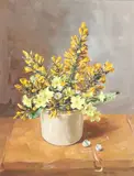 Anne Cotterill, A Bowl Of Gorse And Primula
