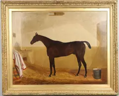 Thomas Temple, Portrait Of A Bay Racehorse, Believed To Be `Cyrus`