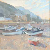 Ian Cryer, Beached Boats At Low Tide
