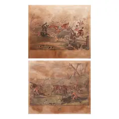 Henry Thomas Alken, The Grand Leicestershire Fox Hunt, The Fox Chase, engraved by Hunt