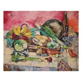 Still Life by Norma Belleza, oil on canvas, sold Apr 2021