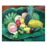 Connie R. Quirino, Summer Fruits Bountiful, acrylic on canvas