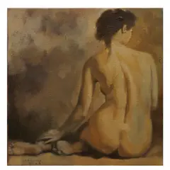 Nude by Jim Orencio, oil on canvas, sold Apr 2021
