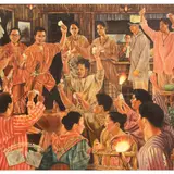 Dungca, Ang Pagpunit ng Cedula Personal, oil on canvas