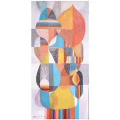 Jomike Tejido, Abstract, acrylic on canvas