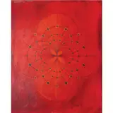 Ronald Achacoso, Magnitude (Red), mixed media