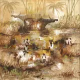 Paco Gorospe, Landscape, oil on canvas