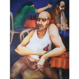 Renato L. Barja Jr., Bahala Na, oil on canvas