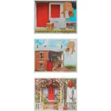 Maxine Syjuco, a) Red Door Series 3
b) Red Door Series 8
c) Red Door Series 6, a) photograph (Montage) b) photograph (Montage) c) photograph (Montage)