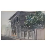 Luis Llanira, Old House, watercolor