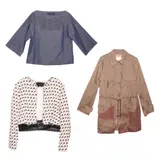 Thakoon, Women’s Bolero Jacket, Denim Top, and Trench Coat (3 pcs.)