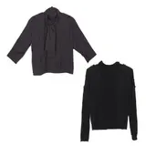 Yves Saint Laurent, Women’s Tuxedo and Turtle Neck Long-Sleeve Top FW Collection ‘07 (2 pcs.)