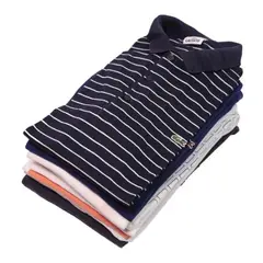 Lacoste, 9 Assorted Men’s Pique Shirts pre-loved