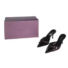 Pointy Slides with Heels Black by Prada, sold Nov 2020