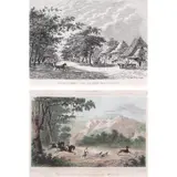Deer Hunt in Mariveles Mountains, Bataan, 1836 by A Pair of 19th Century Philippine Prints, copperplate engraving, sold Nov 2020