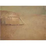 T. Borja, Barrio, oil on canvas