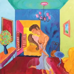 Norman Crisolo, Lovers, acrylic on canvas
