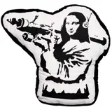 Banksy, Mona Lisa Banksy Rocket Launcher cotton