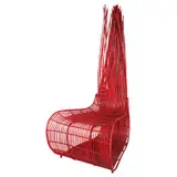 Kenneth Cobonpue, Yoda - Easy Chair (red)), rattan