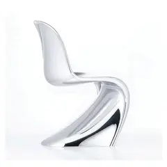 Verner Panton for Vitra, Panton S Chair, Limited Edition Chrome, Condition: New 2018, Showroom Unit