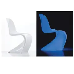 Verner Panton for Vitra, Panton S Chair, Limited Edition Glow  Marianne Panton, Condition: New 2018, Showroom Unit