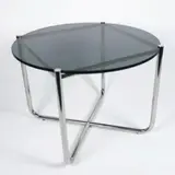 Vintage MR Table by Knoll International Ludwig Mies van der Rohe, Condition: Vintage<br />Condition: Vintage Part of the MR Collection, representing some of the earliest steel furniture , sold Nov 2020