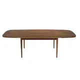 Kurt Ostervig For Brande Mobelindustri, Rosewood Dining Table With Two Leafs, Condition: Vintage
