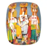 Three Women Vendors, 1985 by Mauro Malang Santos, ceramic, 201/250 edition with box, sold Nov 2020