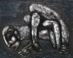 Igan D’ Bayan, Baby’s Got the Bends, oil on canvas