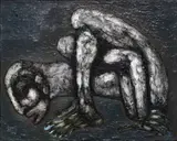 Igan D’ Bayan, Baby’s Got the Bends, oil on canvas