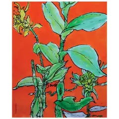 Emerging Splendor by Juvenal Sansó Garrit, acrylic on paper, sold Oct 2020