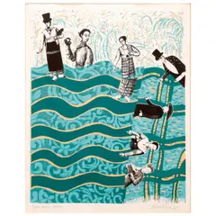Imelda Cajipe-Endaya, Manila Pavilion, serigraph, 131/300