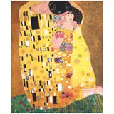 Noel Robles Aguila, Lovers (After Gustav Klimt), acrylic on canvas