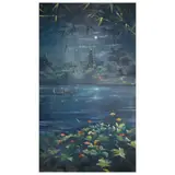 Alfred Galvez, Landscape, oil on canvas