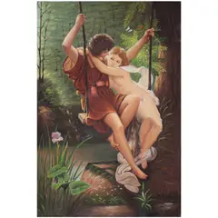 Erick Lising, Springtime (After Pierre Auguste Cot), oil on canvas