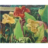 Godofredo Mendoza, Bandera Española Series, oil on canvas
