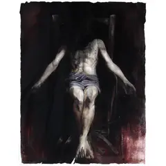 Kim Hamilton Sulit, Figure 1, oil on paper