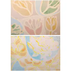 Allan Cosio, Flowers (Abstract), watercolor