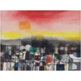 Landscape by Mauro Malang Santos, watercolor, sold Oct 2020