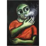 Jose Tence Ruiz, Unang Buga, oil on canvas