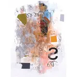 Demi Padua, Rest Day Series, mixed media on canvas